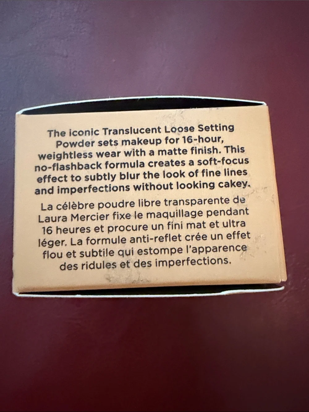 NEW Laura Mercier Translucent Loose Setting Powder - Translucent Honey